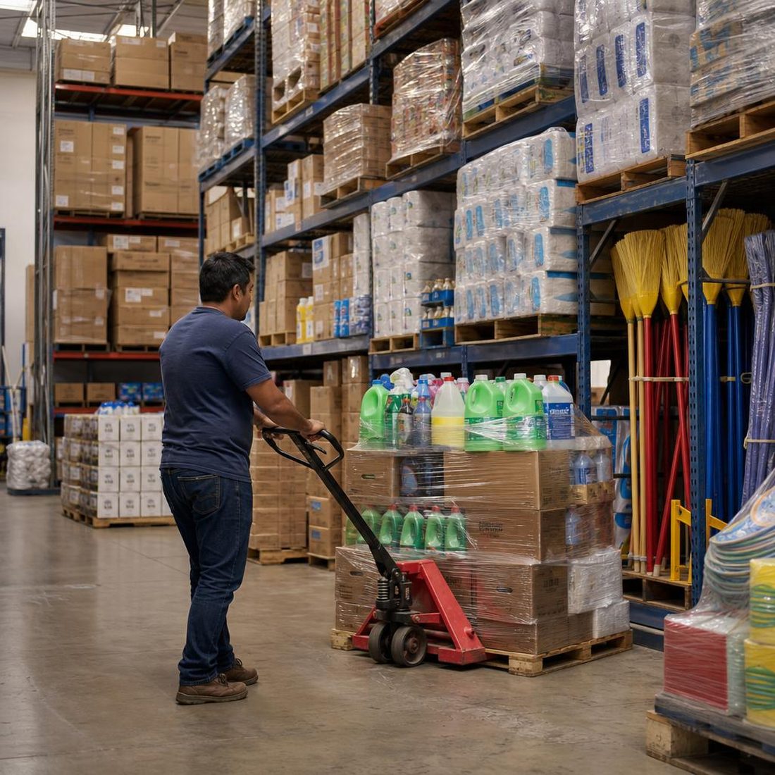 Almacén de producto de Ruta del Procesador en México